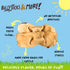 BULLYSTICKS & MORE 8-10 Inch Smoked Beef Cheek Snouts for Dogs (Extra Thick-3 Count) - No Hide Bones for Dogs