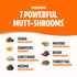 FreshCap Shroomies, Organic Mushroom Complex for Dogs, 180 Soft Chews, Turkey Tail & Lions Mane