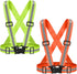 High Visibility Reflective Vest - Adjustable Safety Vest for Walking, Jogging, Hiking, Night Cycling