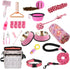 PupLuxe Puppy Starter Kit, Pink 22 Piece Puppy Kit, Great for Dog Training, New Puppy Gift, First Time Owners