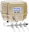 Pawfly Commercial Aquarium Air Pump Oxygen Aerator Pump Kit for Pond Water Garden