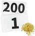 Running Race Bibs Large Numbers with Safety Pins for Marathon Race Events-