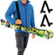 StoreYourBoard Ski Carrier Straps, Adjustable Heavy-Duty Shoulder Sling System (2 Pack)