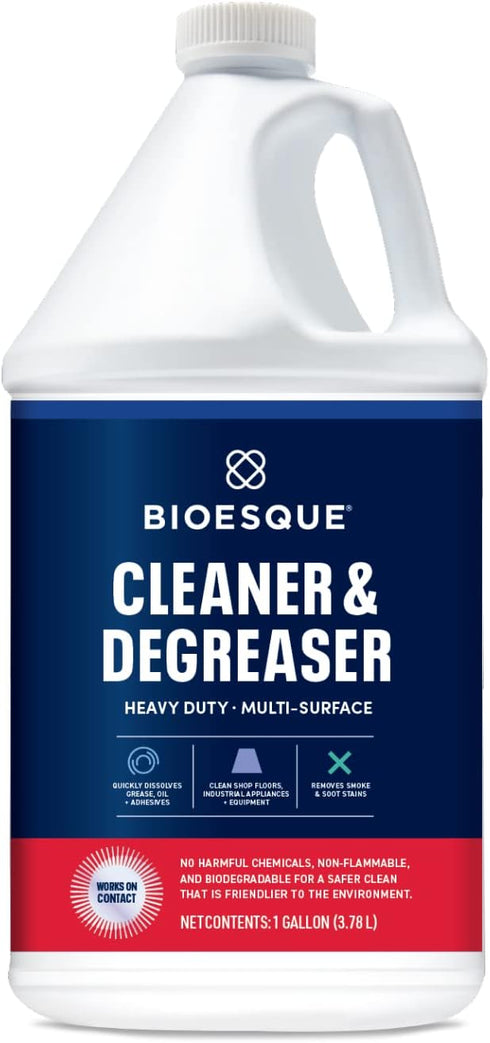 Bioesque Heavy Duty Multi-Surface Cleaner & Degreaser Concentrated Professional Formula, 1 Gallon