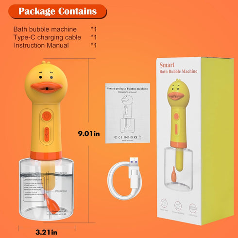 Katoggy Electric Foaming Shampoo Dispenser - Rechargeable Soap Dispenser for Dog and Cat Bathing