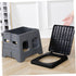 Yardwe Portable Folding Toilet for Outdoor Travel Lightweight Emergency Potty for Camping Hiking and Road Trips Compact
