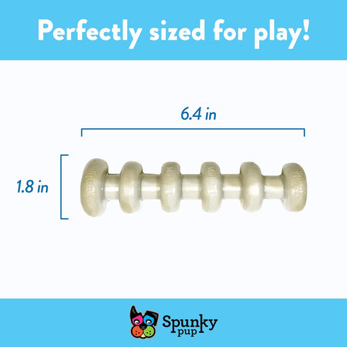 Spunky Pup Clean Earth Recycled Stick, Made in USA from 100% Recycled Water Bottles, Gray