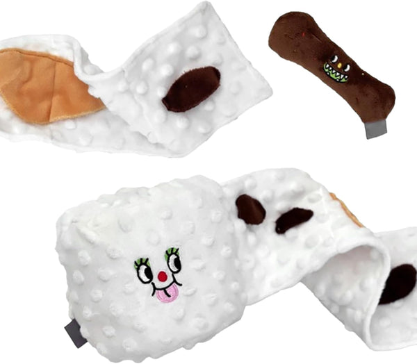 Dog Snuffle Toy for Small Medium Dogs, Hide and Seek Puzzle, Chew Toys, Birthday Gifts, Treat Dispensing, Nose Work