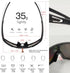 Queshark Cycling Glasses, Sports Sunglasses for Men Women, 1 Polarized 2 HD Lens for Cycling & Running