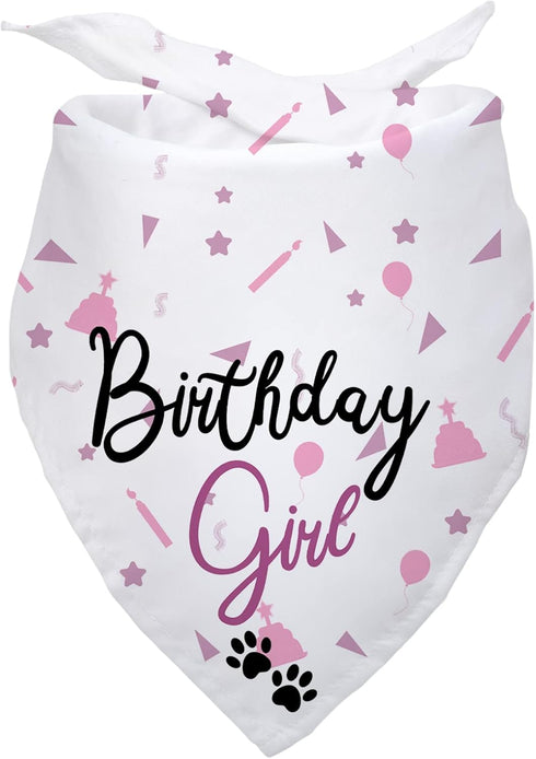 Happy Birthday Dog Bandana for Girls, Dog Birthday Bandana Pet Accessories for Large Dog Lovers