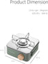 Portable Butane Camping Mini Gas Stove with Carrying Bag for Outdoor Cooking
