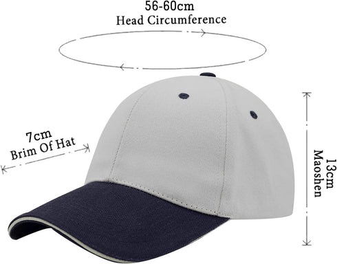 YOLAI Summer Casual Mens and Womens Fashion Sunscreen Baseball Caps Color Blocking Cap Sunscreen Hats