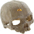 emours Reptile Hideout Skull Vivarium Aquarium Fish Tank Resin Ornament Cave Decoration, Small