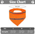 Adjustable High Visibility Dog Scarf - Reflective Towel Bib for Outdoor Adventures