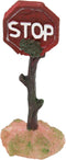 HEEPDD Fish Warning Sign, Resin Landscape Decoration for Small Medium Betta Fish, 6.1x2.3x1.6in
