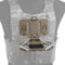 SINAIRSOFT Tactical Vest Phone Holder, MOLLE Plate Carrier Phone Mount for Folded Navigation Board