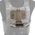 SINAIRSOFT Tactical Vest Phone Holder, MOLLE Plate Carrier Phone Mount for Folded Navigation Board