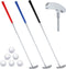 Wettarn Mini Golf Clubs Set for Men, Women, Kids - 3 Sets with 6 Practice Golf Balls, Sturdy Putter Shaft