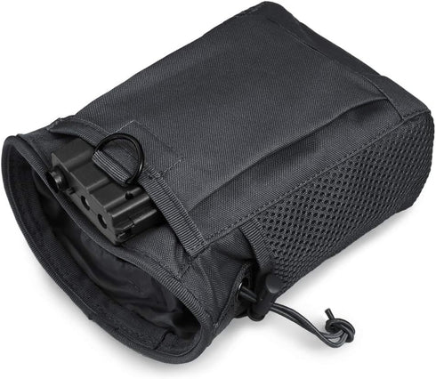 LIVANS Tactical Molle Dump Pouch, Adjustable Magazine Recovery Pouch for Airsoft Paintball Hunting Gear