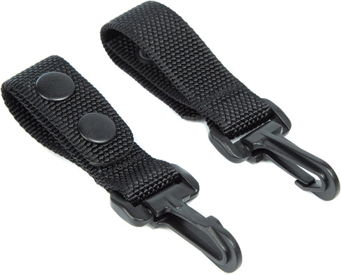 LUITON Duty Belt Keeper with Key Holder for 2¼" Wide Belt, Nylon Keychain Police Key Strap Keeper with Snap Clip
