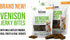 Buck Bone Organics Venison Jerky Bites with Real Antler Powder, Made in The USA… (12 OZ Bag)