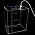Acryli Made Dosing Container, Liquid Storage Bucket for Aquarium Air Pump Accessories, 2.5L Blue Lid