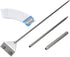 Stainless Steel Algae Scraper Cleaner with 10 Blades for Aquarium Glass Tank, Fish Plant