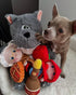 Nocciola Fairy Tale Squeaky Dog Toys, Cute Interactive Plush Stuffed Hide and Seek Cognitive Puzzle Puppy Crinkle Chew