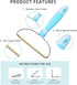 Pet Hair Remover, 3 Pack Dog and Cat Hair Removal Tool for Furniture, Reusable Short Handle for Carpet Rake