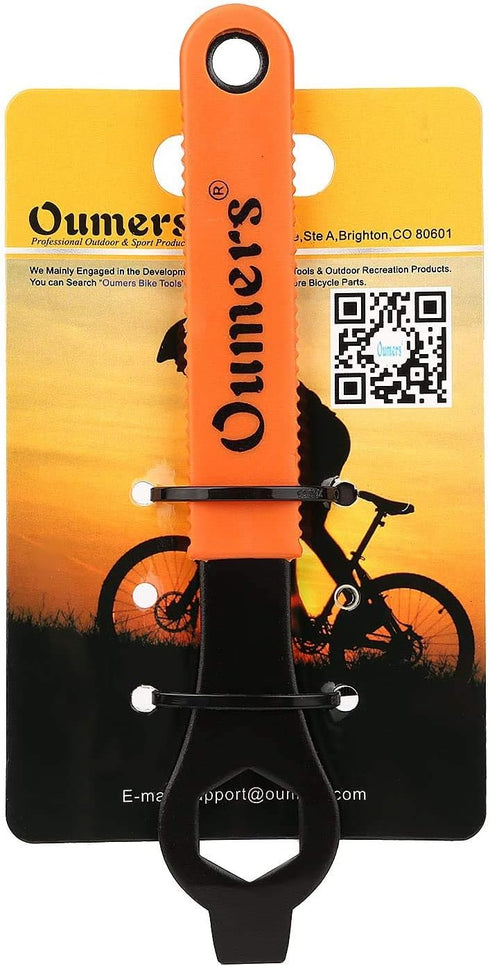 Oumers Bike Crank Extractor and Bottom Bracket Remover with 16mm Spanner Wrench, Bicycle Crank Removal Tool Kit