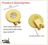 Magnetic Golf Hat Clip, Golf Ball Marker Holder, Clips without Ball Marker