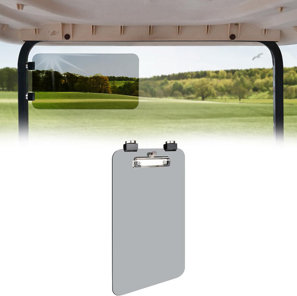 Urgown Magnetic Golf Cart Sun Visor with Scorecard Holder, Universal Front Side Bar