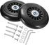 uxcell Luggage Wheels Replacement, 87 x 24 mm Rubber Swivel Caster Bearing Wheels Repair Kits for Suitcase, Inline Skate