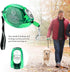 Retractable Dog Leash, Flexible Automatic Lightweight Nylon Traction Strap for Small Medium Dogs and Cats (Green)