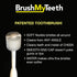 Small Dog Toothbrush, Rounded Brush Head with Soft Flexible Bristles for Gentle Brushing, Multicolor