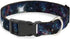 Buckle-Down Plastic Clip Collar - Galaxy Collage - Large, 1" Wide, Fits 15-26" Neck