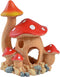 Aquarium Mushroom House, Fish Tank Cave Ornament for Pleco Caves and Fairy Garden Decorations