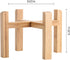 Elevated/Raised Dog Bowl Wood Stand for Medium Large Breed, 8 in Non Slip Porcelain Pet Bowl Stand, Extra Big Height