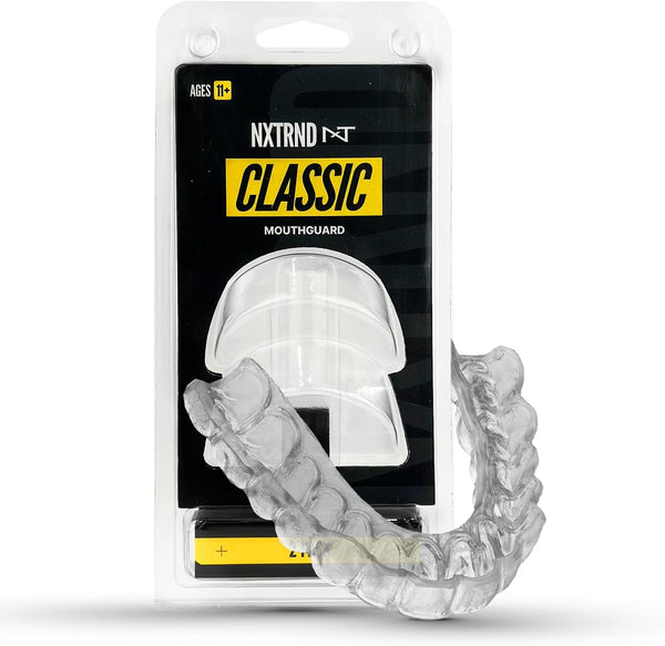 Nxtrnd Classic Mouth Guard 2 Pack for All Sports (Transparent)