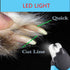 Dog Nail Clippers with Light, Pet Nail Trimmers for Large Dogs or Cats, Quick Sensor Light