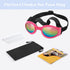 QUMY Dog Sunglasses - Goggles for Medium Large Breed Dogs, Pink, with Adjustable Strap for Protection