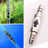2Pcs Stainless Steel CO2 One Way Check Valve for Aquarium CO2 System, Prevent Water Flowing Back