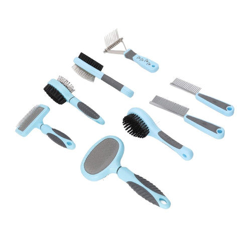Set 8 1 Dog Brush Comb in | Deshedding Tool & Knot Remover for Long Haired Pets | Multifunction Grooming Kit for Cats
