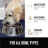 Gorilla Grip 100% Waterproof Raised Edge Silicone Pet Feeding Mat - 16x10, Navy, Protects Floors