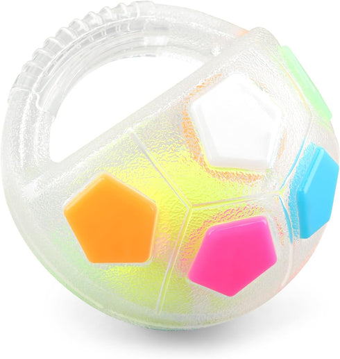 Cramelith The Mellow Dog Calming Ball with Handle, Interactive Football Shape Balls for Dogs Playing, Interactive Pet