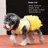 KYEESE Dog Dress, Pineapple Yellow Tiered Beach Dresses for Dogs