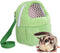 1 PCS Portable White Mesh Bag, African Hedgehog Hamster Breathable Pet Carrier, Handbags Puppy Cat Travel Backpack