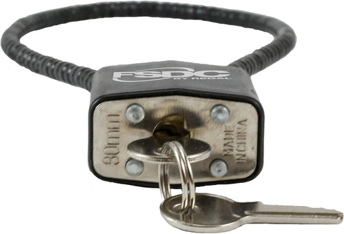 FSDC-CL1560RKA 15" Keyed California DOJ-approved Keyed Cable Gun Lock, 3-Pack