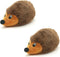 Hedgehogz Squeaky Dog Toy, Stuffed Plush for Small Medium Dogs, 8 Inch, 2 Pack