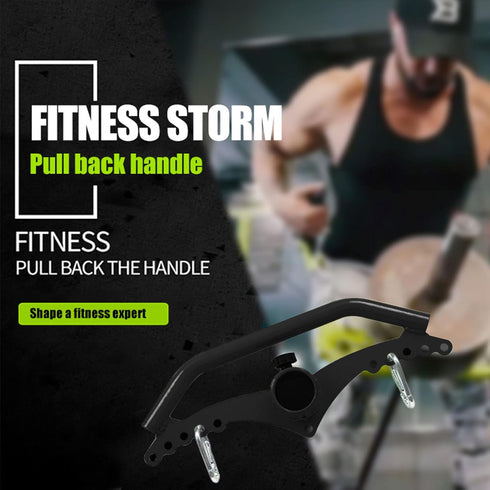 KORIKAHM Home Gym Fitness Spreader Bar Multi-Grip Wide Lat Pull Down Bar for Cable Pulley System